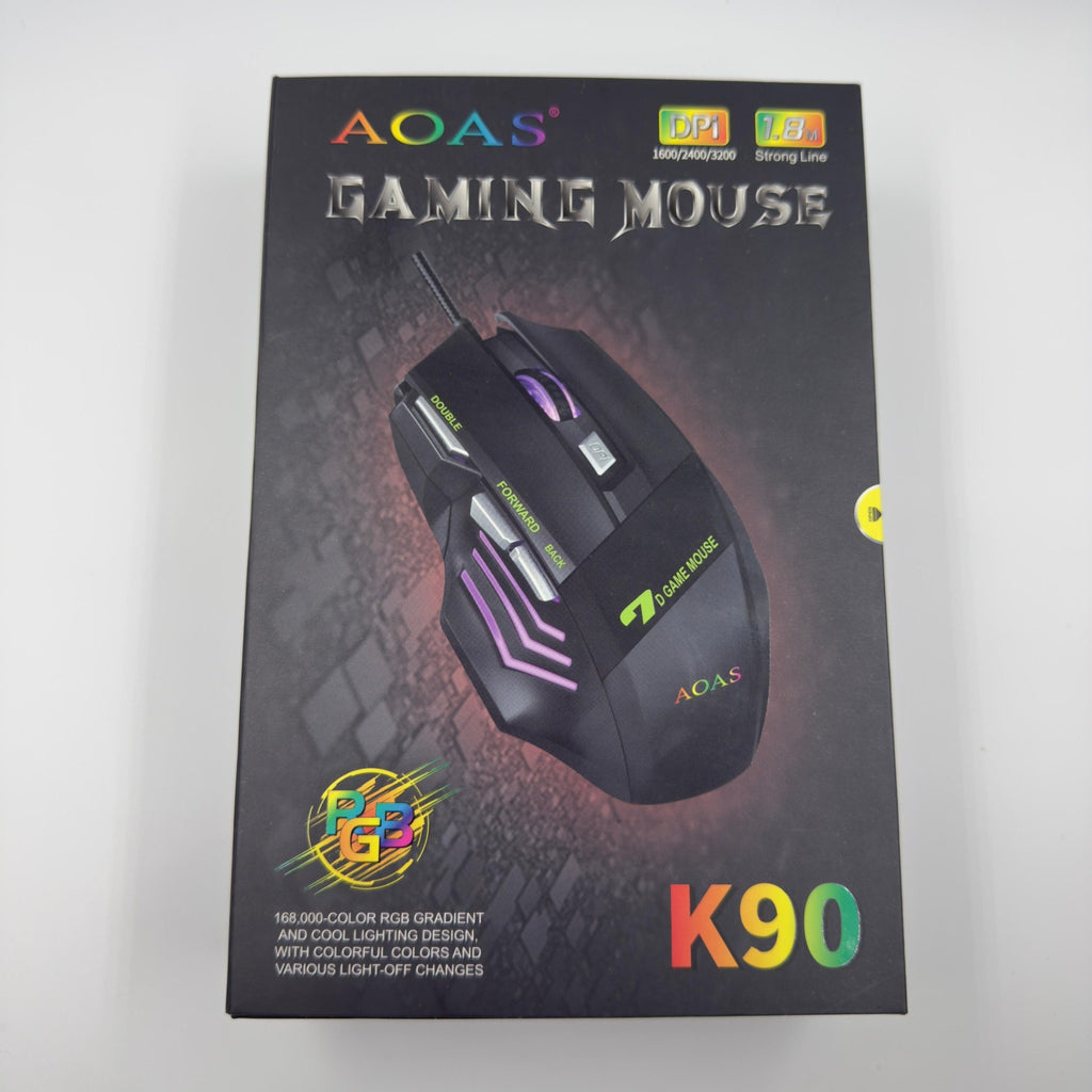 Mouse Gamer AOAS K90 – RGB – Alta Precisión / High precision