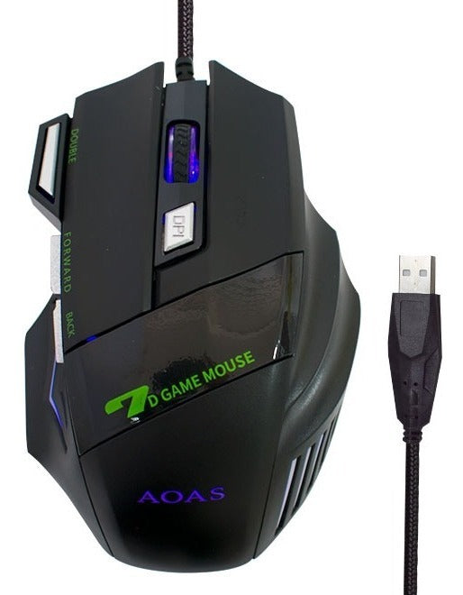 Mouse Gamer AOAS K90 – RGB – Alta Precisión / High precision